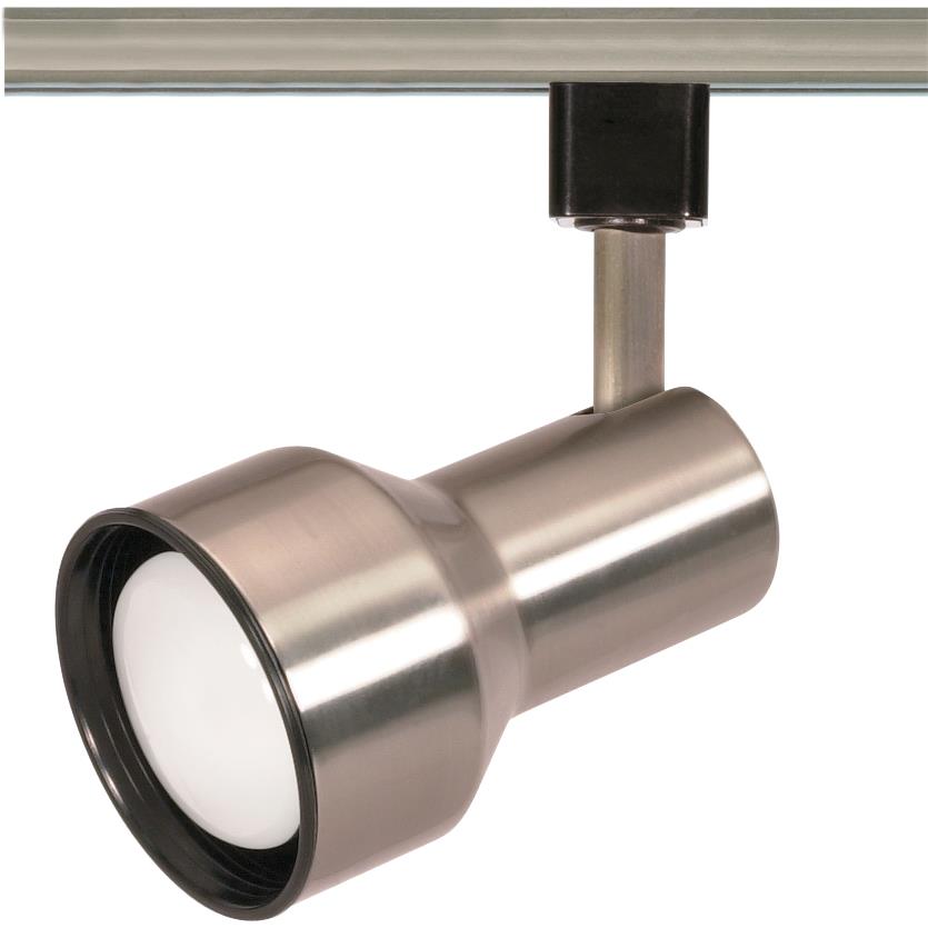 Nuvo Lighting TH303  1 Light - R20 - Track Head - Step Cylinder in Brushed Nickel Finish